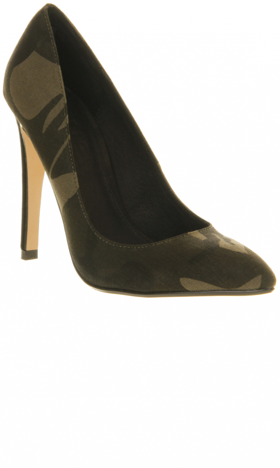 Office Camouflage Heels, £55
