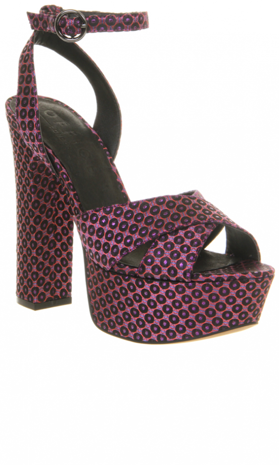 Office Satin Strap Heels, £65