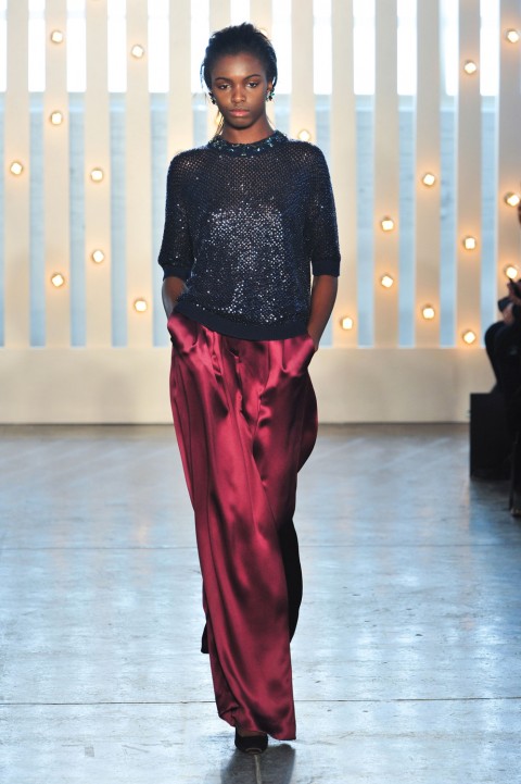 Contrasting Separates At Jenny Packham AW14