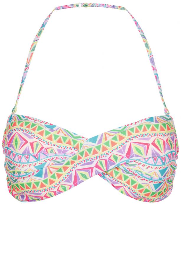 Matalan SS14 Pastel Tribal Bandeau Bikini Top, £6