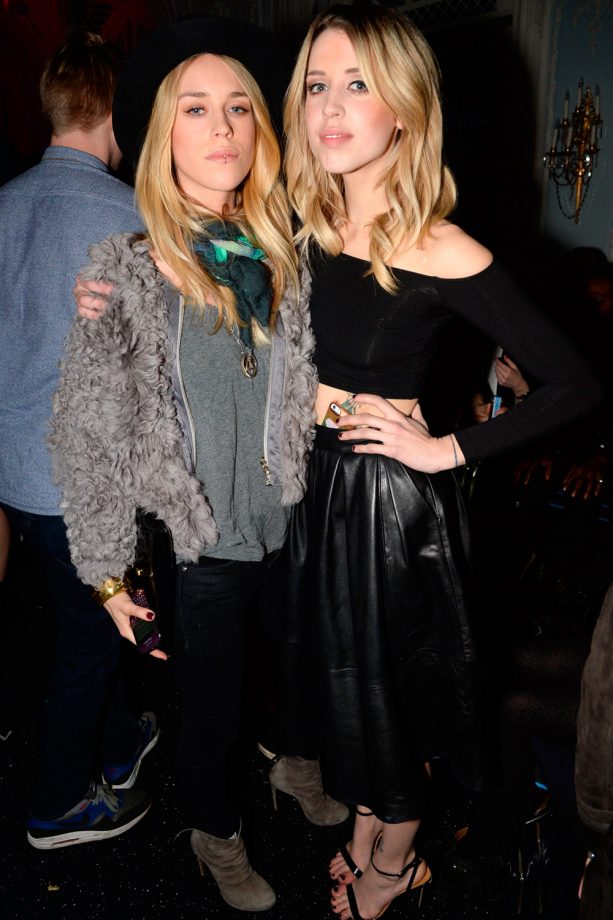 Mary Charteris And Peaches Geldof At The Brits After Parties 2014