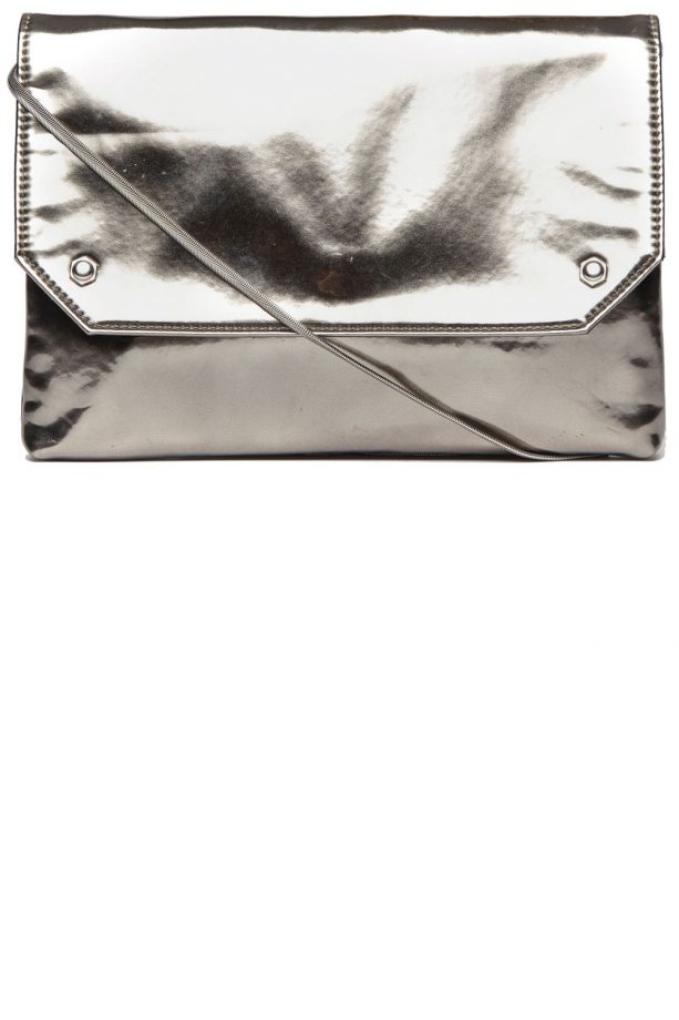 BANK Fashion Silver Cross Over Bag, £30