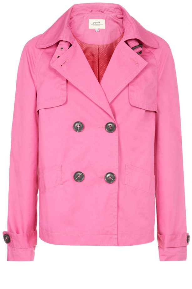 Matalan SS14 Pink Trench Jacket, £25