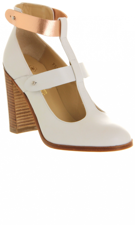 Poste Mistress At Office White Heels, £120