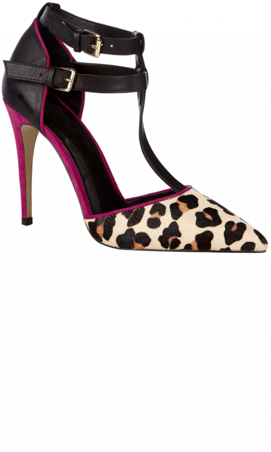 Primark Leopard Print T-Bar Heels, £24