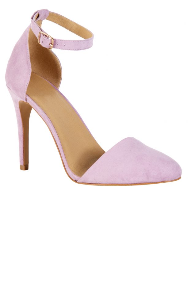 Primark Lilac Almond Toe Court, £12
