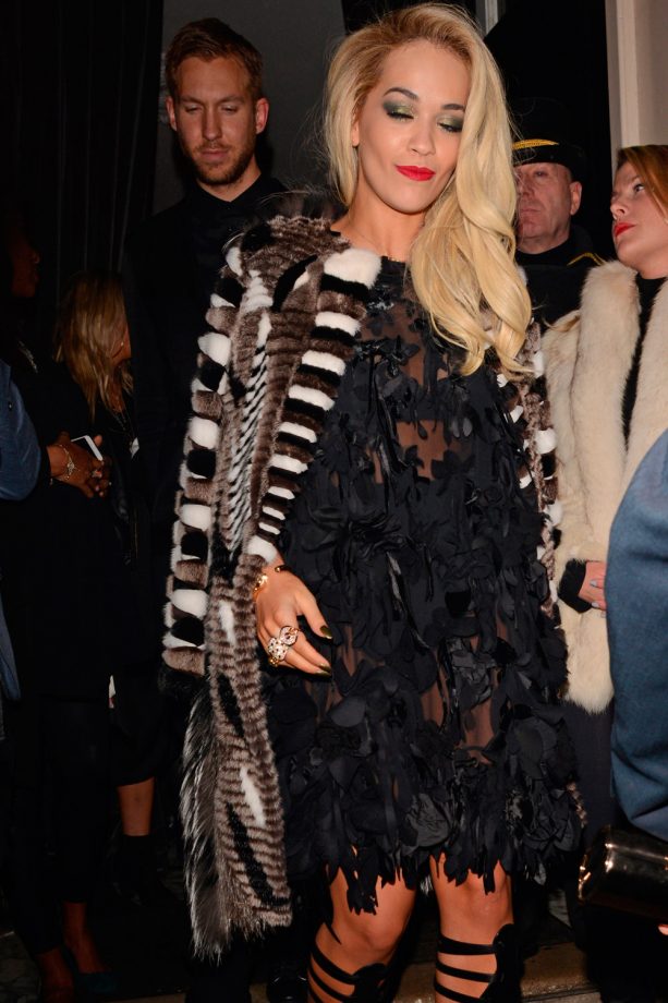 Rita Ora At The Brits After Parties 2014