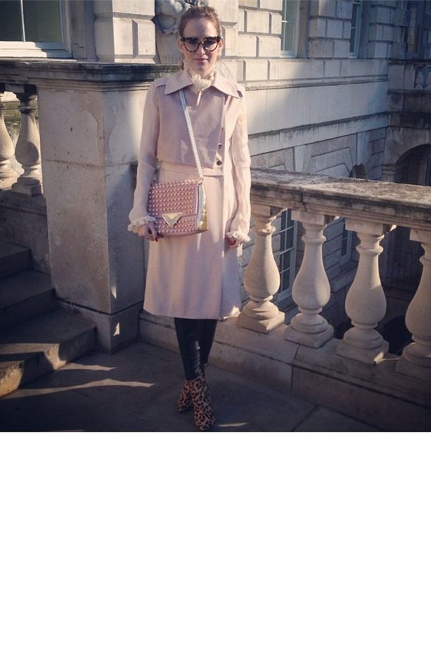 Rosie Fortescue's Fashion Week Look