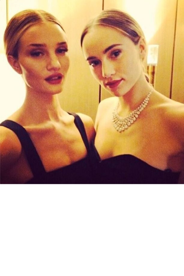 Rosie Huntington-Whiteley and Suki Waterhouse Looking Glamorous
