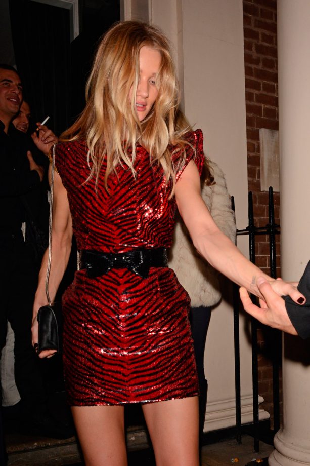 Rosie Huntington-Whiteley At The Brits After Parties 2014