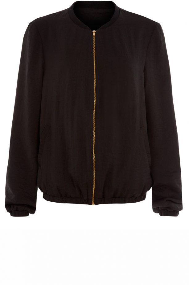 New Look SS14: Silk Black Bomber, £19.99