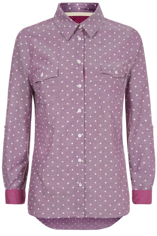 Matalan SS14 Polka Dot Shirt, £12