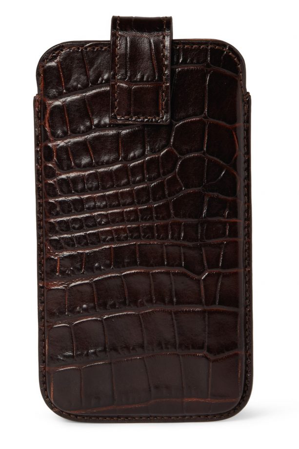 Smythson Croc-Embossed iPhone 5 Case, £95