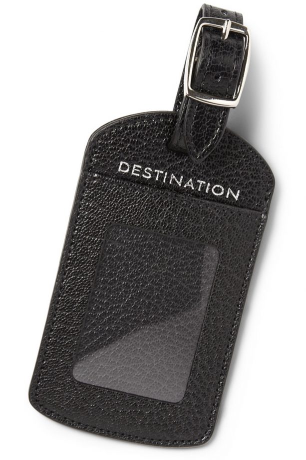 Smythson Leather Luggage Tag, £60