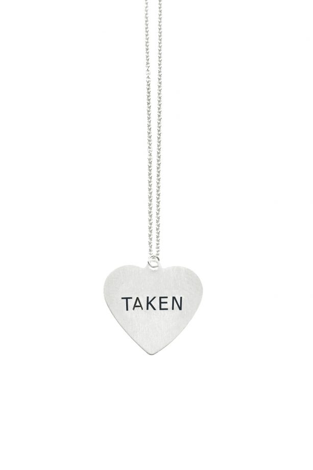 Regal Rose Silver Engraved Necklace, £28