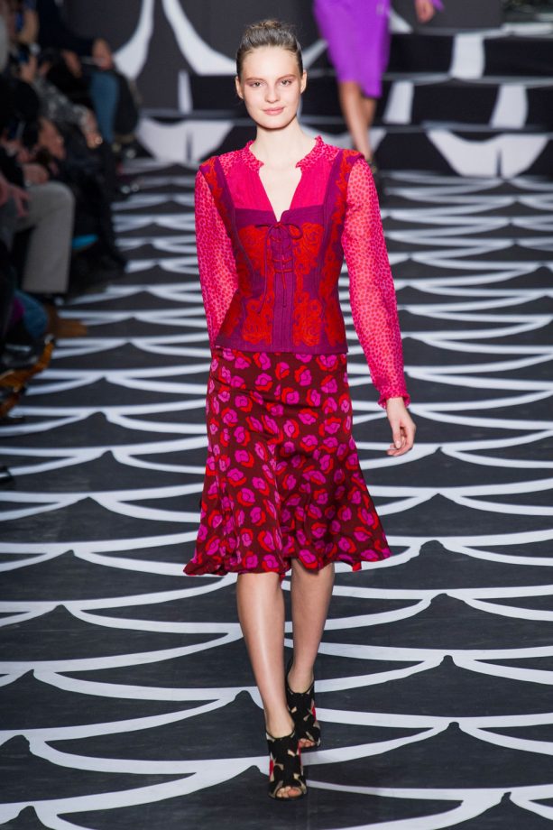 Diane von Furstenberg Autumn/Winter 2014 Show At New York Fashion Week