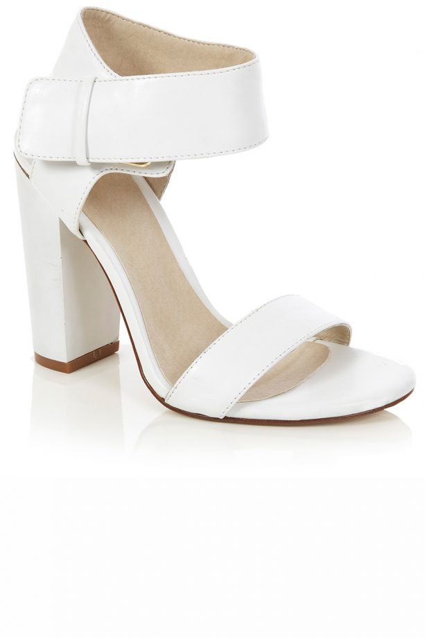 New Look SS14: White Block Heels, £29.99