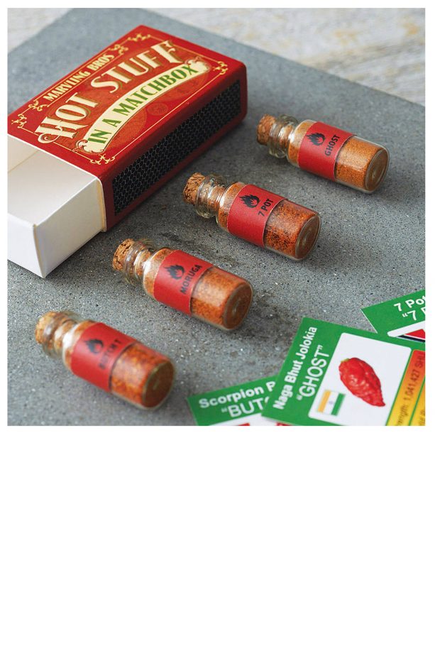 World's Hottest Chilli Powders In A Matchbox, £5