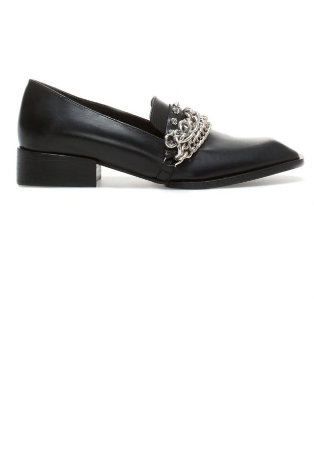 Zara Leather Moccasin With Chains, £79.99