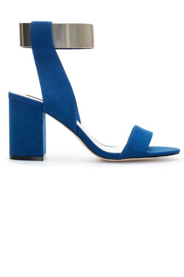 Zara Sandal With Metallic Ankle Strap, £29.99