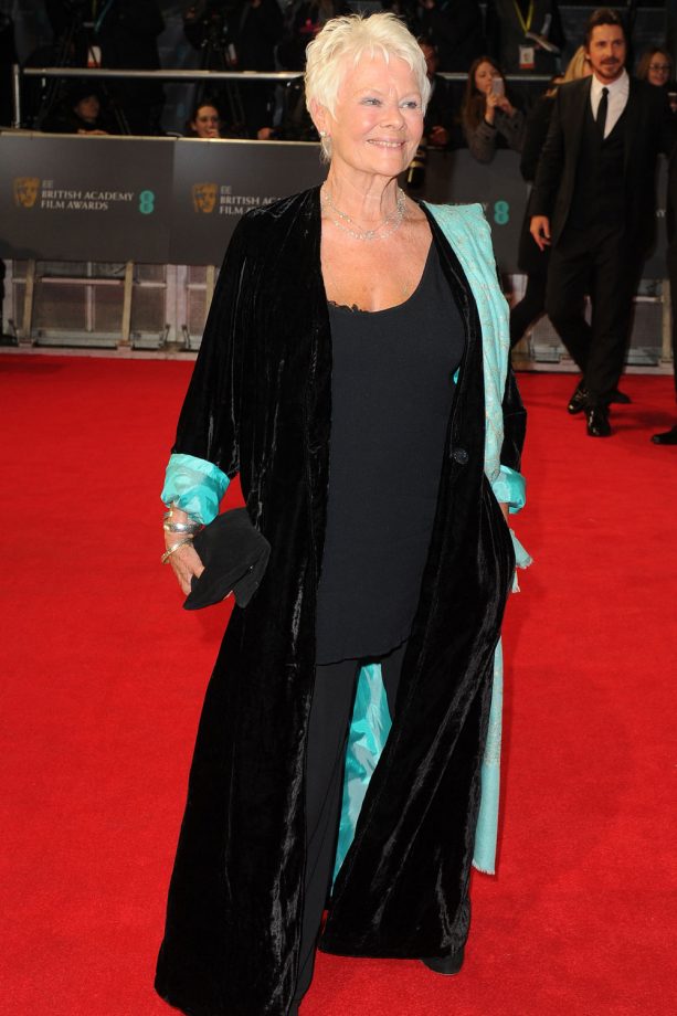 Dame Judy Dench At The BAFTAs 2014