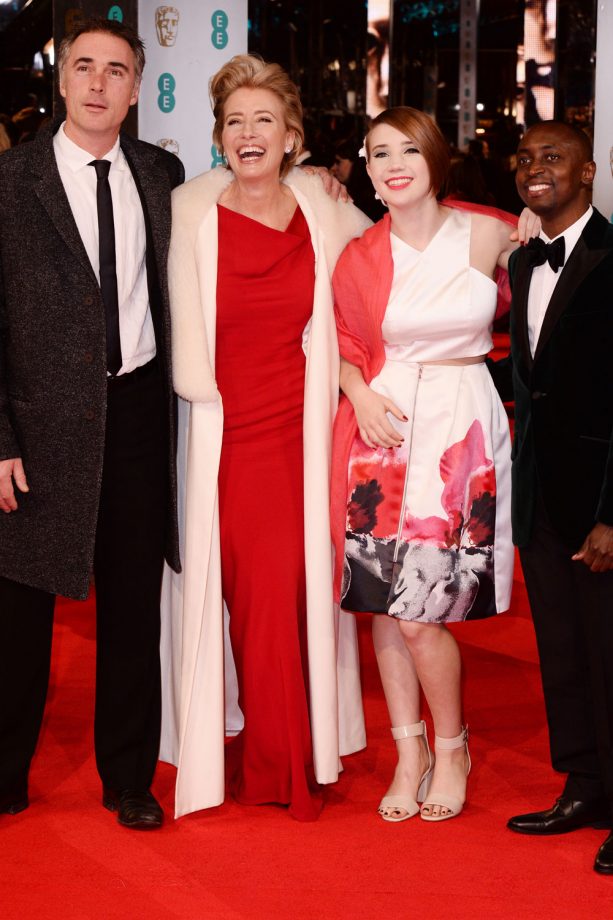 Greg Wise And Emma Thompson At The BAFTAs 2014
