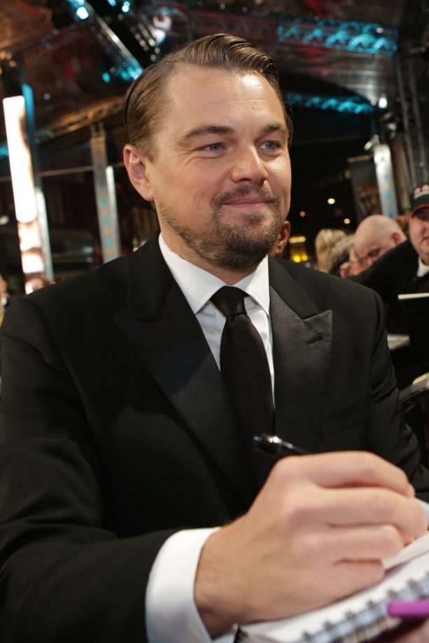 Leonardo DiCaprio At The BAFTAs 2014