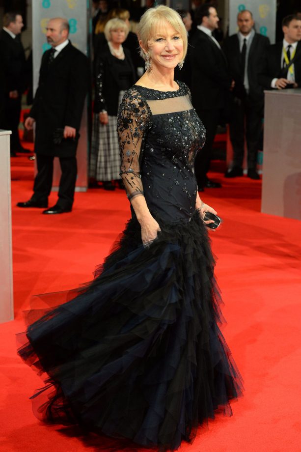 Helen Mirren At The BAFTAs 2014