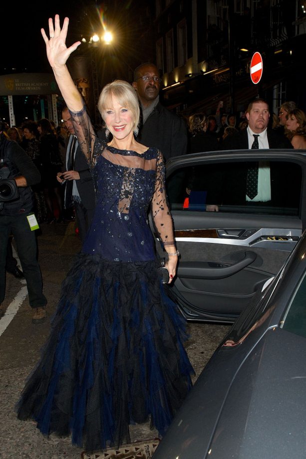 Helen Mirren At The BAFTAs 2014