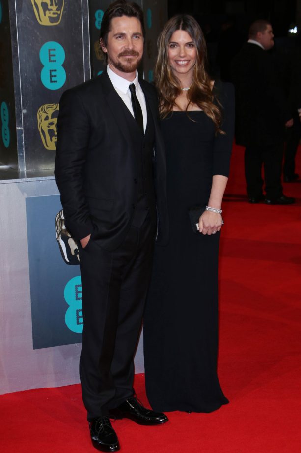Christian Bale And Wife Sibi At The BAFTAs 2014