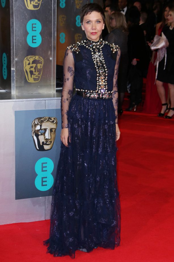 Maggie Gyllenhaal At The BAFTAs 2014
