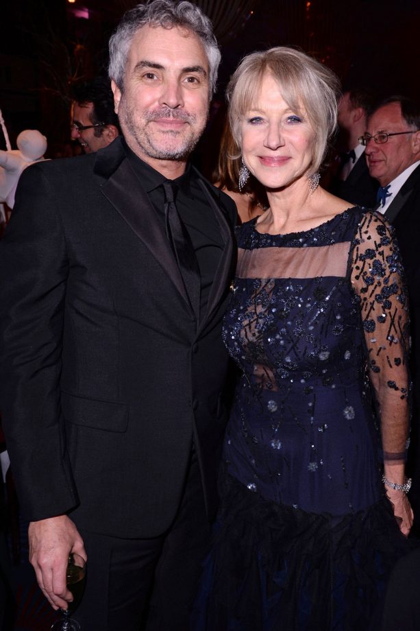 Helen Mirren And Alfonso Cuaron At The BAFTAs 2014