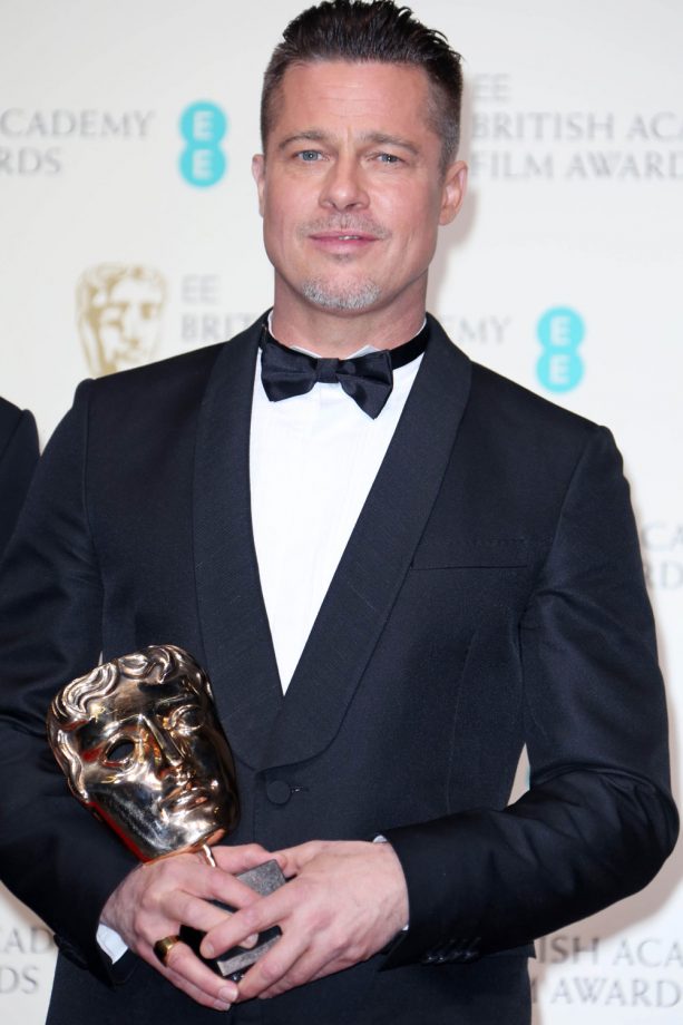 Brad Pitt At The BAFTAs 2014