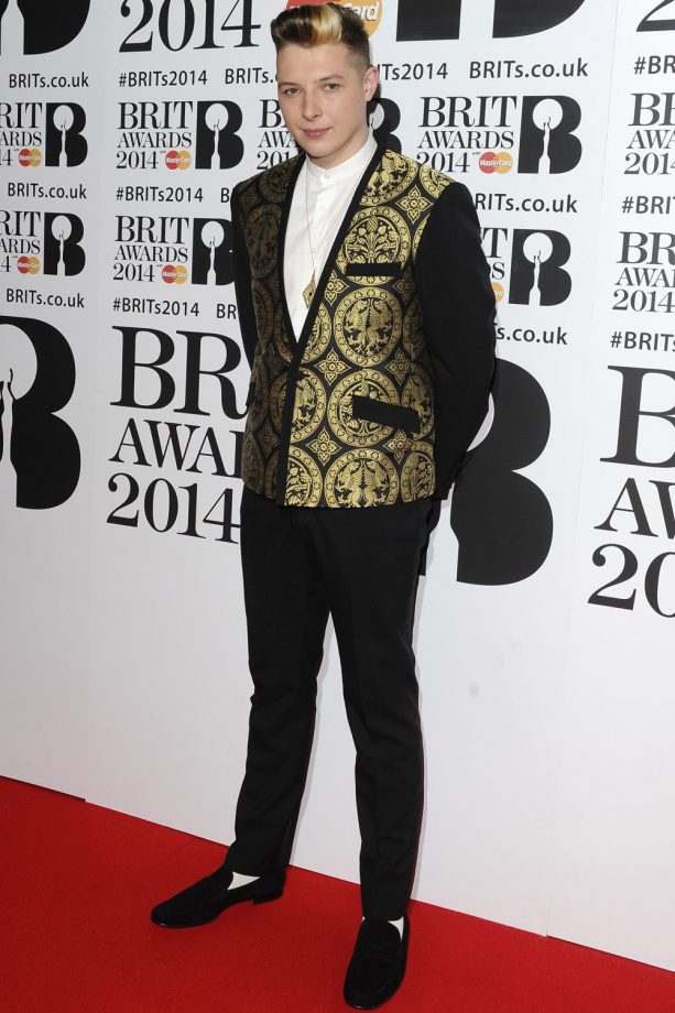 John Newman At The Brit Awards In London, 2014