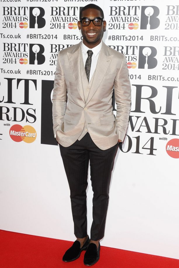 Tinie Tempah At The Brit Awards In London, 2014