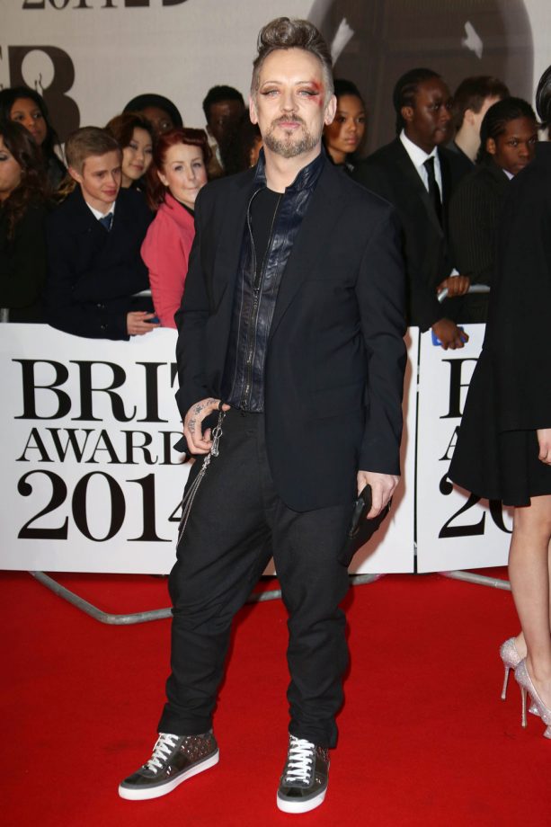 Boy George At The Brit Awards In London, 2014