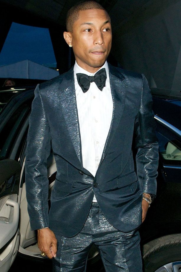 Pharrell Williams At The Brit Awards In London, 2014