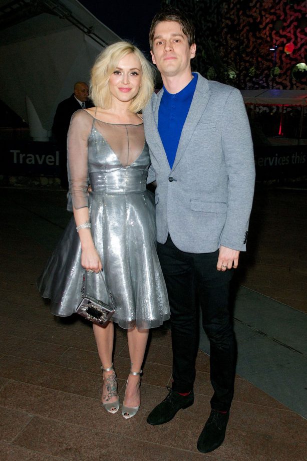 Fearne Cotton and Jesse Wood At The Brit Awards In London, 2014