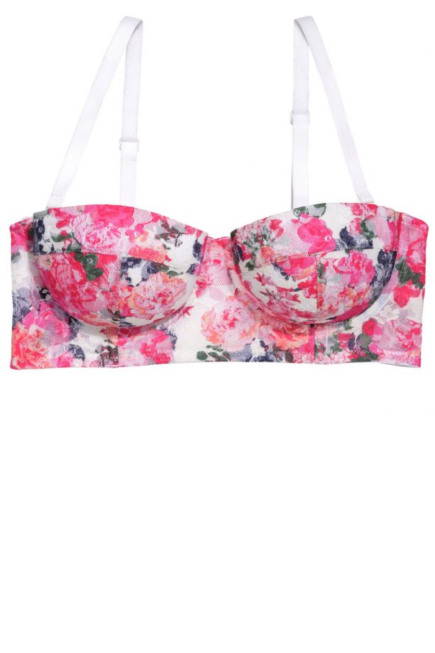 H&M Floral Bra, £7.99