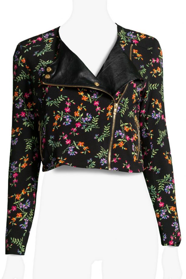 Boohoo Embroidered Biker Jacket, £35