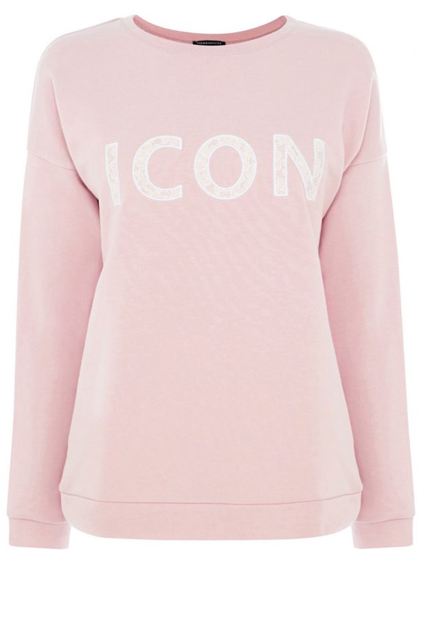 Warehouse Pink Sweatshirt, £35