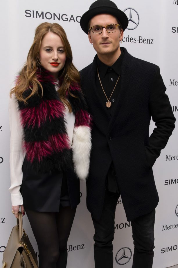 Rosie Fortescue And Oliver Proudlock At The Simongao Show