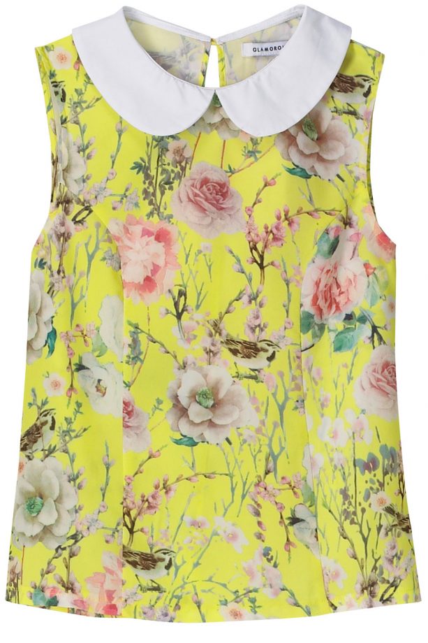 BANK Fashion Botanical Peter Pan Top, £20