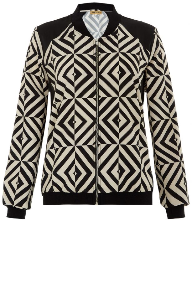 Matalan SS14 Patterned Zip Up Bomber Jacket, £14