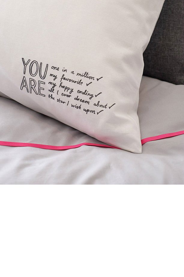 Not On The High Street 'You Are' Pillowcase, £12.50