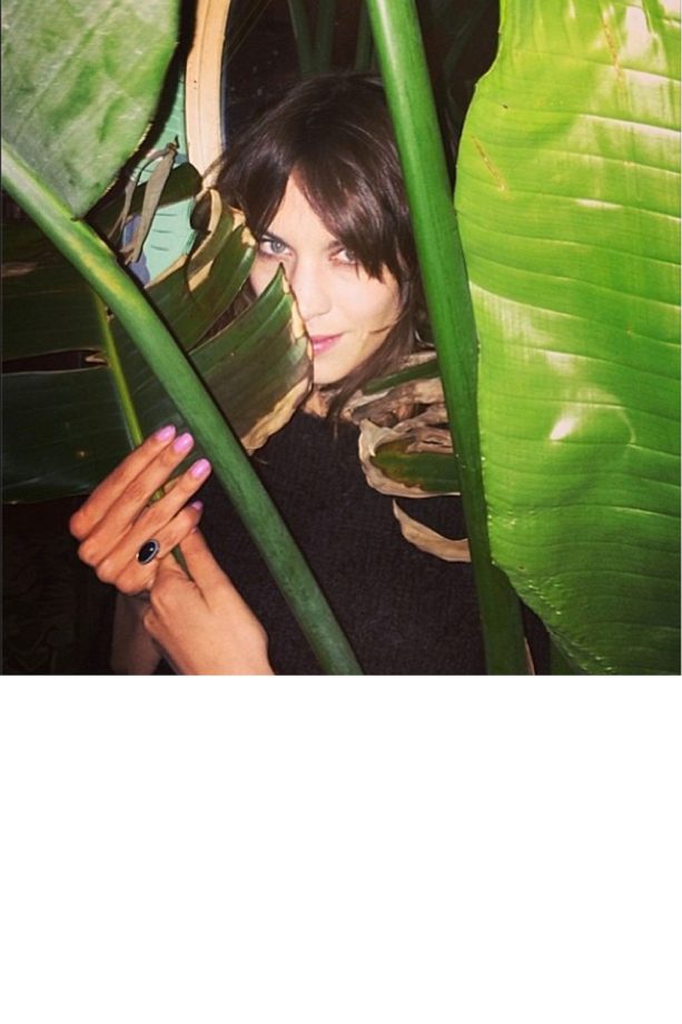 Alexa Chung At New York Fashion Week AW14