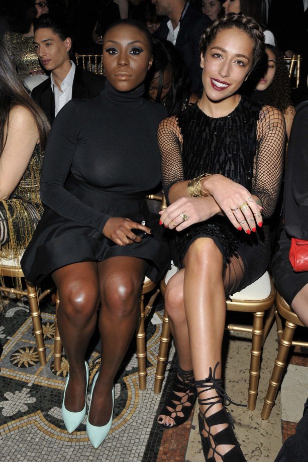 Laura Mvula And Delilah At The Julien MacDonald Show, London Fashion Week