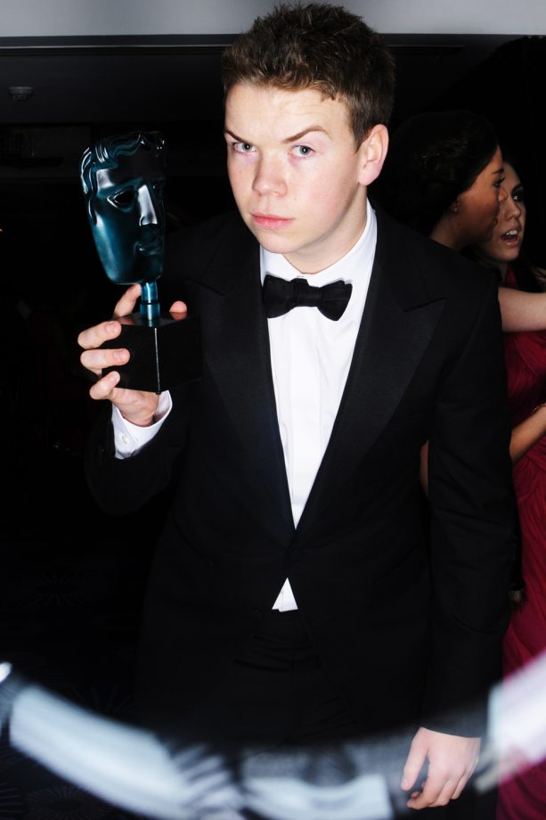 Will Poutler Holds Up His Rising Star Award