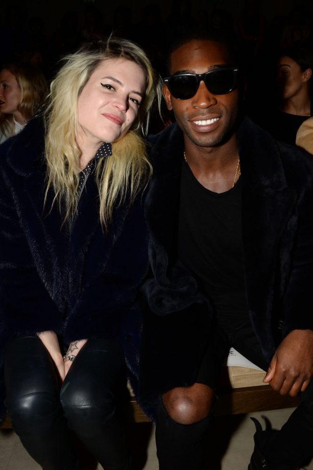 Tinie Tempah And Alison Mosshart At The Burberry Prorsum Show, London Fashion Week