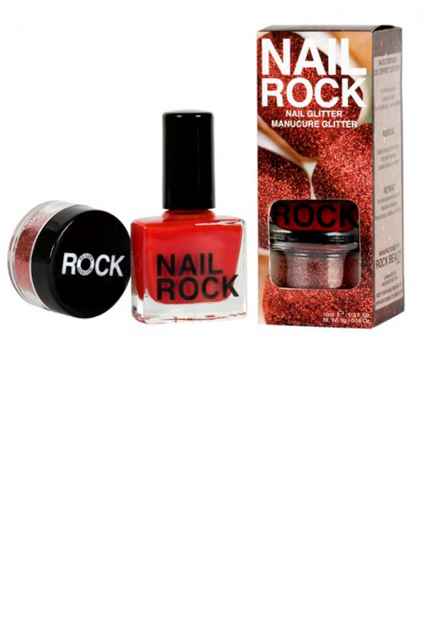 Nail Rock Glitter Red Nail Kit, £6.99